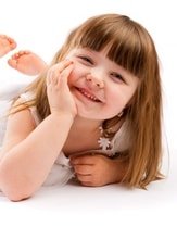 Smiling Little Girl in our San Diego Child Care